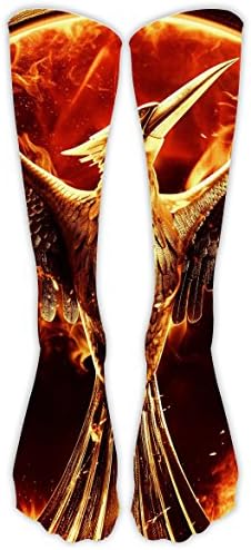 YL3Z Hunger Gloden Bird Game Adult Long Stockings Hose Classic 3D Printed Perfect Christmas Gift Cosplay