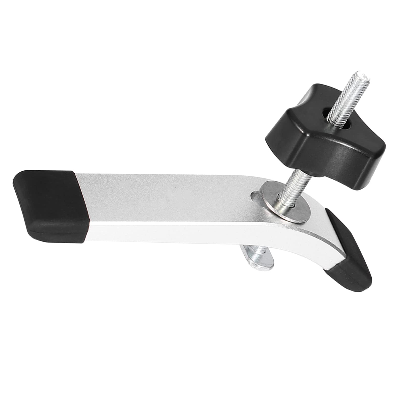 Oumefar 1pcs Metal Quick Acting Holding Clamp Set M8 Threaded Shank for T-Track Woodworking Tool T-Track(Set)