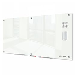 J&J worldwide Glass Dry Erase Board 6' x 3', Glass
