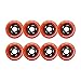 Rollerex VXT500 Inline Skate Wheels (8-Pack) (Various Size & Color Options Available) -Indoor Outdoor- Intended for Roller Blade Wheel Replacement