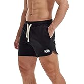AIMPACT Men's Athletic Shorts Bodybuilding Workout Cotton Gym Shorts with Pockets