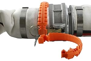 FIREHOSEDIRECT Camlock Safety Locks - Fits Any 4" Cam & Groove Fitting - Made in The USA (2-Pack)