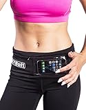 FitBelt - Premium Running Belt / Running Waist Packs with zipper for iPhone 6 / 6 Plus & Android Smartphones + Touchscreen Compatible - 2-in-1 Fashionable colors & Free Running Guide