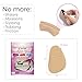 2 Pairs Metatarsal Ball of Foot and Forefoot Pads for Women - Reusable Non-Slip Cushion Insert for Pain Relief & Shock Absorbent by Kraftian