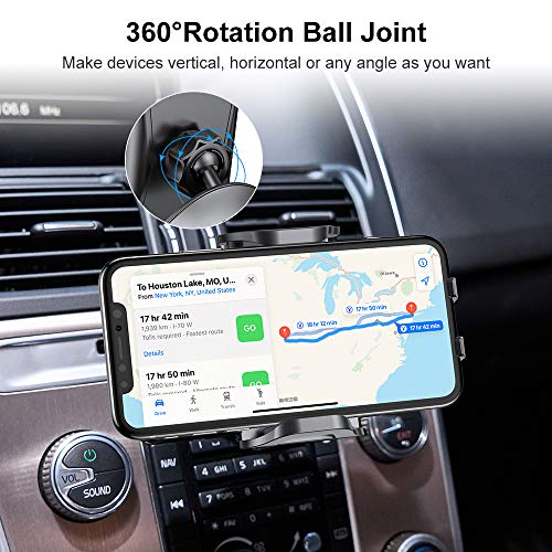 RAXFLY CD Slot Car Phone Mount Holder One Button Installation Release