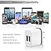 Dual USB Wall Charger, iSeekerKit Universal 2-Ports USB Travel Wall Charger Power Adapter Plug for iPhone 7 6/6S Plus SE, iPad Mini Air, Samsung Galaxy, Motorola, Nexus, Android Smartphones[2 Pack]