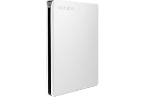 Toshiba Canvio Slim 2TB Portable External Hard Drive USB 3.0, Silver - HDTD320XS3EA