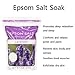 Spa Luxetique Premium Foot Soak 32oz (2-Lbs) Epsom Salt with Lavender Essential Oils & Vitamin E, Refreshes Feet and Toenails, Relieve Tension & Stress, Relax Your Body & Mind Really