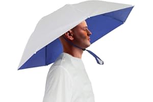HIWIND Umbrella Hat Fishing Folding Sun Rain Hand Free Umbrella Gardening Folding Cap for Beach Fishing Golf Party Headwear