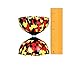 Mr B Harlequin Diabolo, Metal Diablo Sticks & Diabolo Directions Instructional DVD! (Black, Yellow & Red)