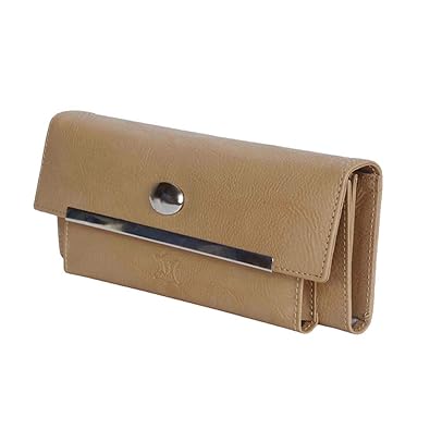 Mtuggar Artificial Leather Beige Ladies Wallet_1413-Beg