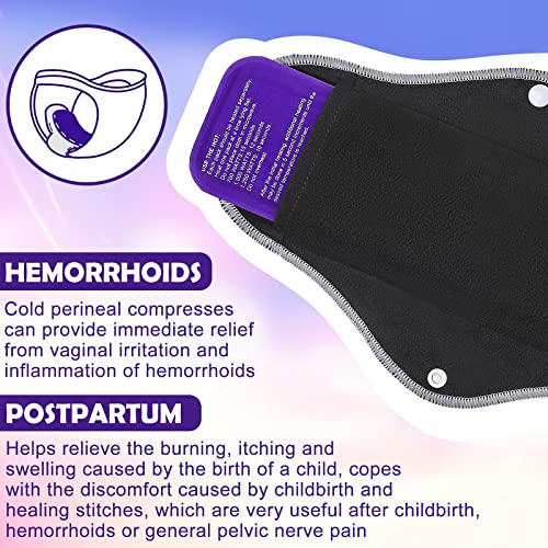 Rovtop Reusable Perineal Ice & Heat Packs, Perineal Cooling Pads for