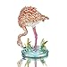 YU FENG Pink Flamingo Figurine Trinket Boxes Hinged Collectible Crystals Jeweled Enameled Animal Jewelry Ring Holder Box