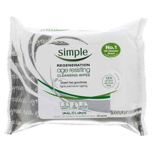 Simple Regeneration Age Resisting Cleansing Wipes (25)