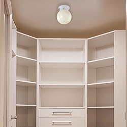 Design House 510032 1 Light Ceiling Light, White