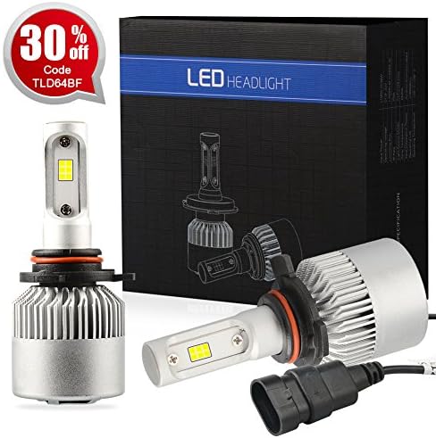9012 HIR2LL LED Headlight Bulbs CSP Xtremely Bright With High Power 8000Lm 6500K White Lamps Replacement (9012) Nasibo
