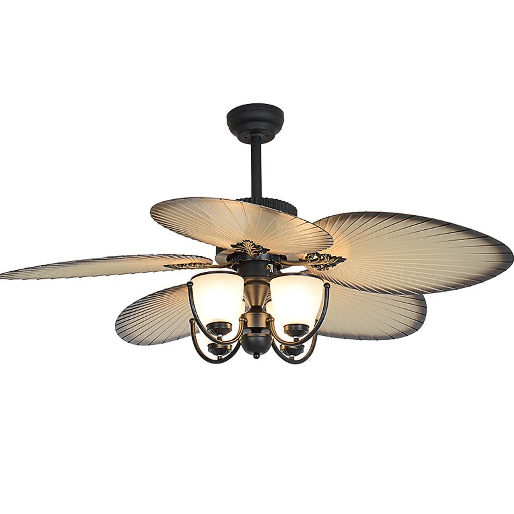 Amazon Com Home Ceiling Fans Mediterranean Fan Light Retro Living