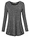 LURANEE Womens Yoga Running Tops Long Sleeve Crew Neck Casual Loose Gym Shirts
