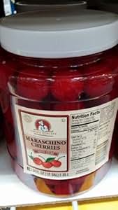 Amazon.com : Chef's Quality Maraschino Cherries with Stem ...