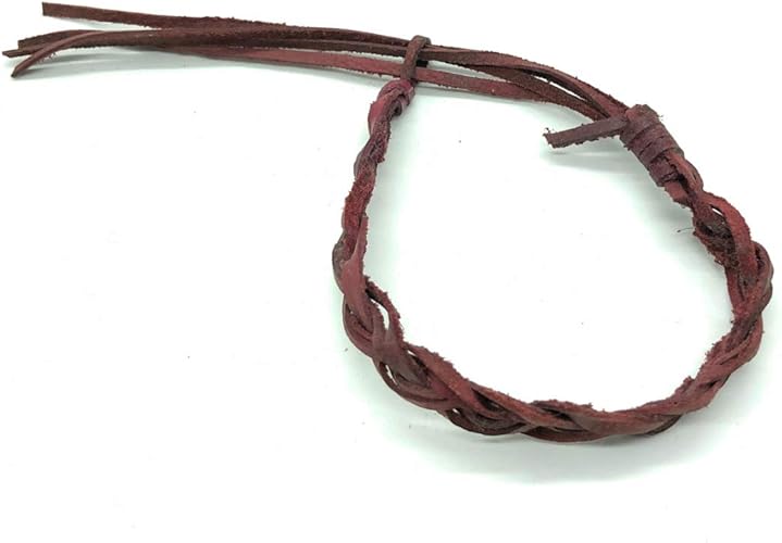 Amazon A Craft レザー ミサンガ １本 本革 カラー デザイン 豊富 お守り メンズ レディース ブレスレット アンクレット タイ 08 ブレスレット 通販