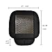 Big Ant 2pc Car Seat Cushion Breathable Rattan Design Pad Covers for Office Chair with PU Leather(Black)