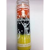 Veladoras Misticas Road Opener (Abre Camino) 3 Color Candle in Glass - Silkscreen