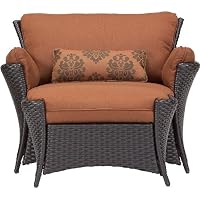 Sale Hanover Strathmere Allure 2 Piece Set Oversized Armchair And Ottoman Child Pod Swing Chair