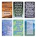 Juvale 24-Pack Plastic Bible Scripture Encouragement Cards Christian Inspirational Prayer Verses Wallet Size 3 x 2 Inches