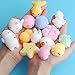 Outee 32 Pcs Mini Squishies Mochi Animals Mochi Squishies Cat Stress Toy Random Squishies Squeeze Toy Squishies Cat Relief Stress Squishies Toy Animals Mochi Squishies Squeeze Animals