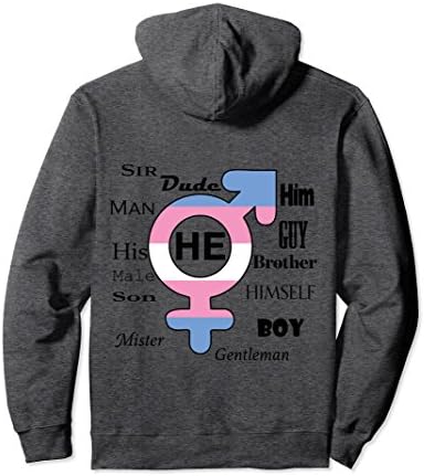 FTM HE Transgender Logo Sweatshirt (logo on back)