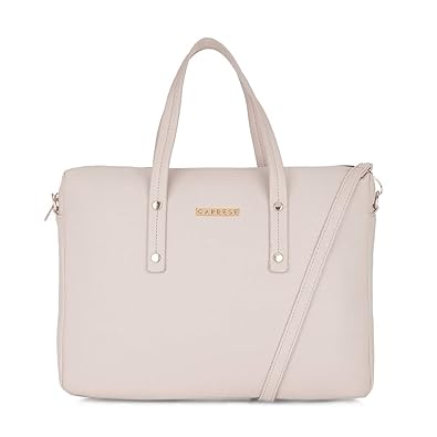 Caprese Gilda Womens Satchel (Beige)