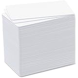 Badgy CBGC0020W 100 Pvc Cards Thin 20mil