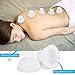 Silicone Cupping Therapy Sets Cups Massage, 12pcs Professional Vacuum Cupping Anti Cellulite Suction Cup for Facial Body Massage, Deep Tissue, Myofascial Release, Pain Relief, Muscle Relaxation(White)
