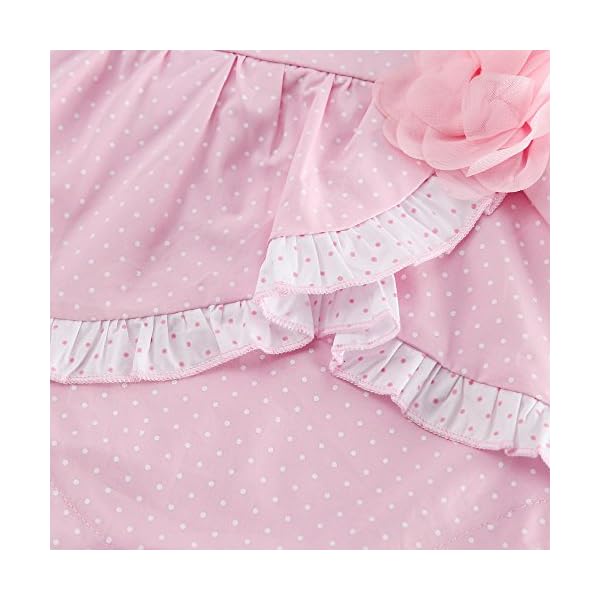 Sanlutoz Baby Girl Clothes Pink Polka Dots Bodysuit Romper Jumpsuit - Image 7