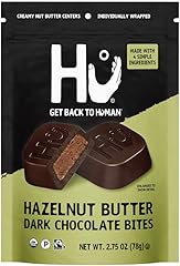Hu Hazelnut Dark Chocolate Bites 1 Pack | Natural Organic Vegan, Gluten Free, Paleo, Non GMO, Fair Trade Dark Chocolate