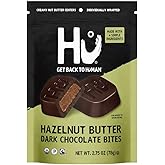Hu Hazelnut Dark Chocolate Bites 1 Pack | Natural Organic Vegan, Gluten Free, Paleo, Non GMO, Fair Trade Dark Chocolate