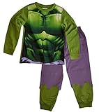 Boys Avengers The Hulk Capt America Novelty Pajamas Pj Age 2-8 Years