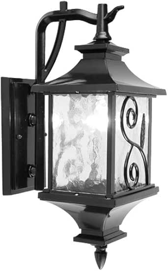 Lámpara de pared exterior Retro europea Fundición de aluminio fundido a