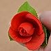 OUERMAMA 2 Pcs Folding Appearing Rose Flower Magic Tricks Professional Street Magician Props Illusion Satge Close-up Magic Toys