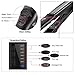 Steam Hair Straightener Professional Vapor Flat Iron for Black Hair - Salon Straightening 1.25inch Ceramic Tourmaline for Dry&Wet Hair, ETL Approval