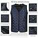 YZFDBSX Heated Vest, Heating Electric Vest USB Charging Cold-Proof Heating Clothes Washable (Battery Not Included)（L-3XL）