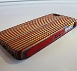 Leebrae MoonRays iPhone 5S / 5 Premium Handmade Unique colored stripes Bamboo Case