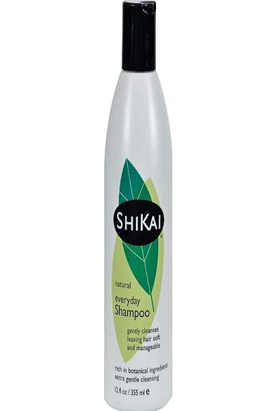 SHIKAI EVERYDAY GENTLE SHAMPOO (12 OZ) | GENTLE CLEANSING, LOW DETERGENT FORMULA | WITH ALOE VERA FOR HEALTHY, SHINY HAIR