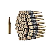 Gold & Black Plastic Costume Bullet Belt Bandolier w/ 96 Bullets