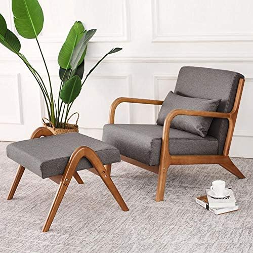 Chairs XUERUI Lounge Arm, Mid Century Modern Accent, Wood Frame Armchair For Reception Living Room, Bedroom Furniture (Color : T9)