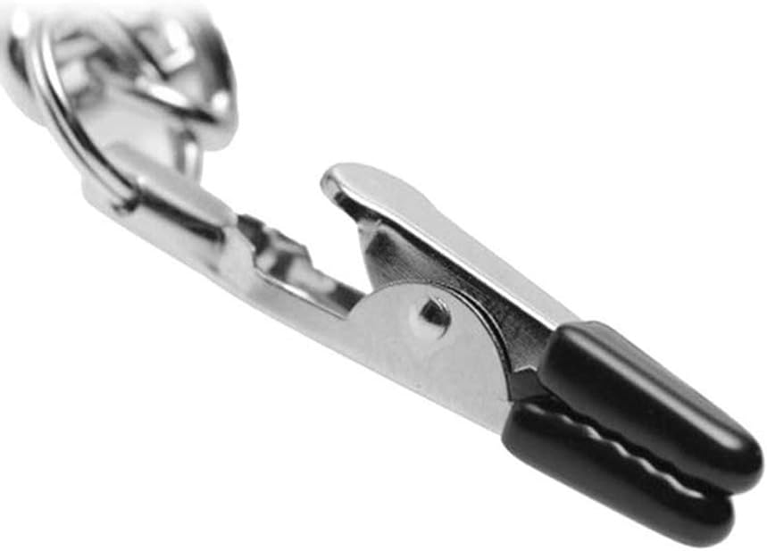 Collar Nipple and Clit Clamp Set, Silver