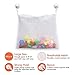 Freyry Bath Toy Organizer Storage - 2pcs Mesh Bathtub Toy Holder Bag Baby Strong Hook Suction Bath Toy Organizer for Kids 35x45cm