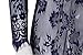 Saslax Women's Deep V-Neck Long Sleeve Lace See-through Wedding Maxi Dress,Blue,X-Large