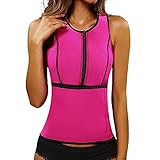 Kiwi-Rata Neoprene Slimming Vest Hot Sweat Shirt,Sauna Suit,Sauna Tank Top,Curves Shapers,Body Shaper Waist Cincher for Weight Loss