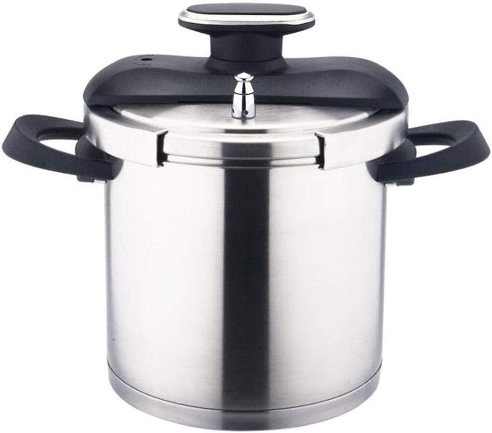 CHENJIU Stainless steel pressure crucible, food grade stainless steel pressure cooker, safe and reliable, suitable for gas furnace, induction cooker electric furnace